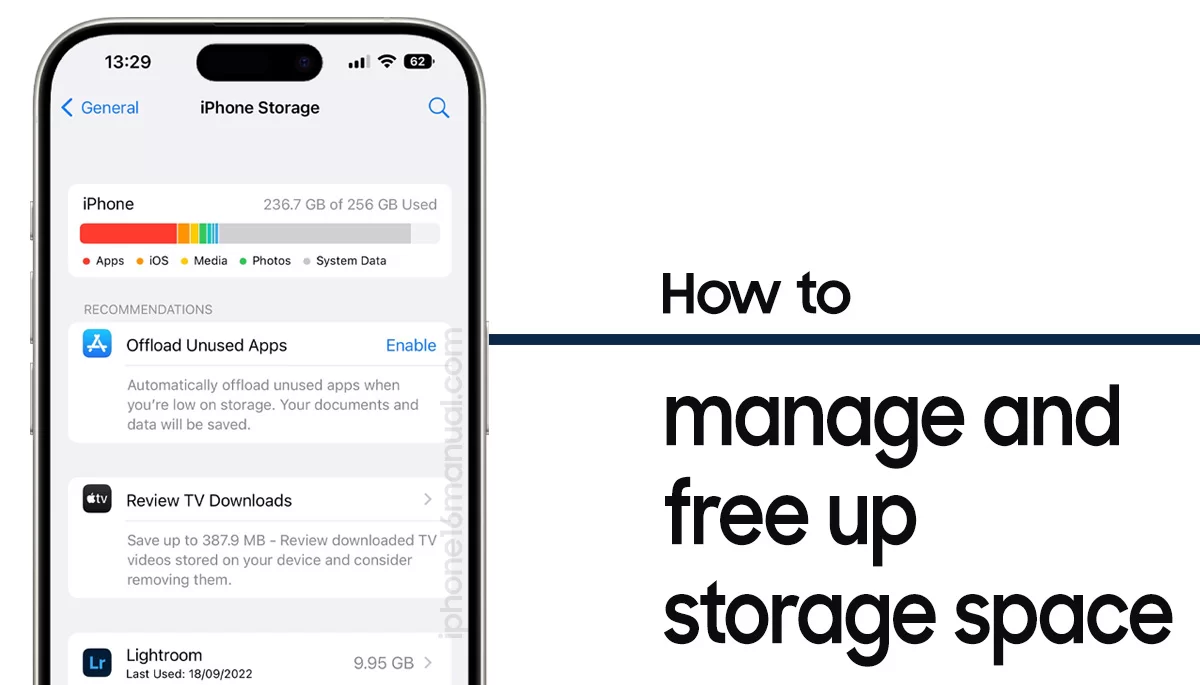 How to Free Up Storage Space on iPhone