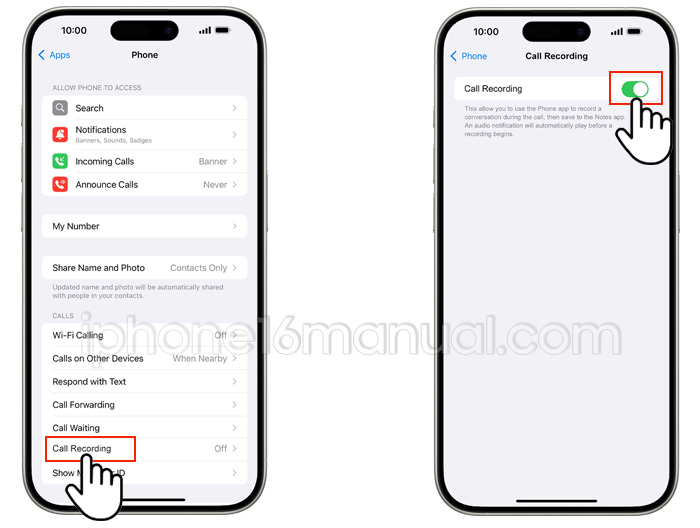 How to Fix Call Recording Not Showing on iPhone