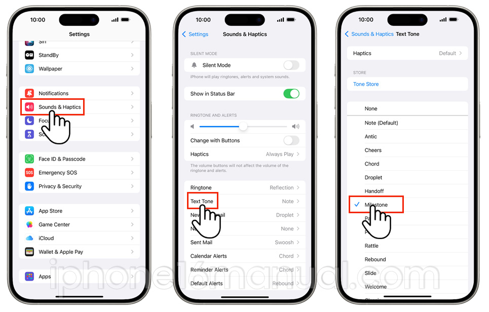 iphone 16 message ringtones