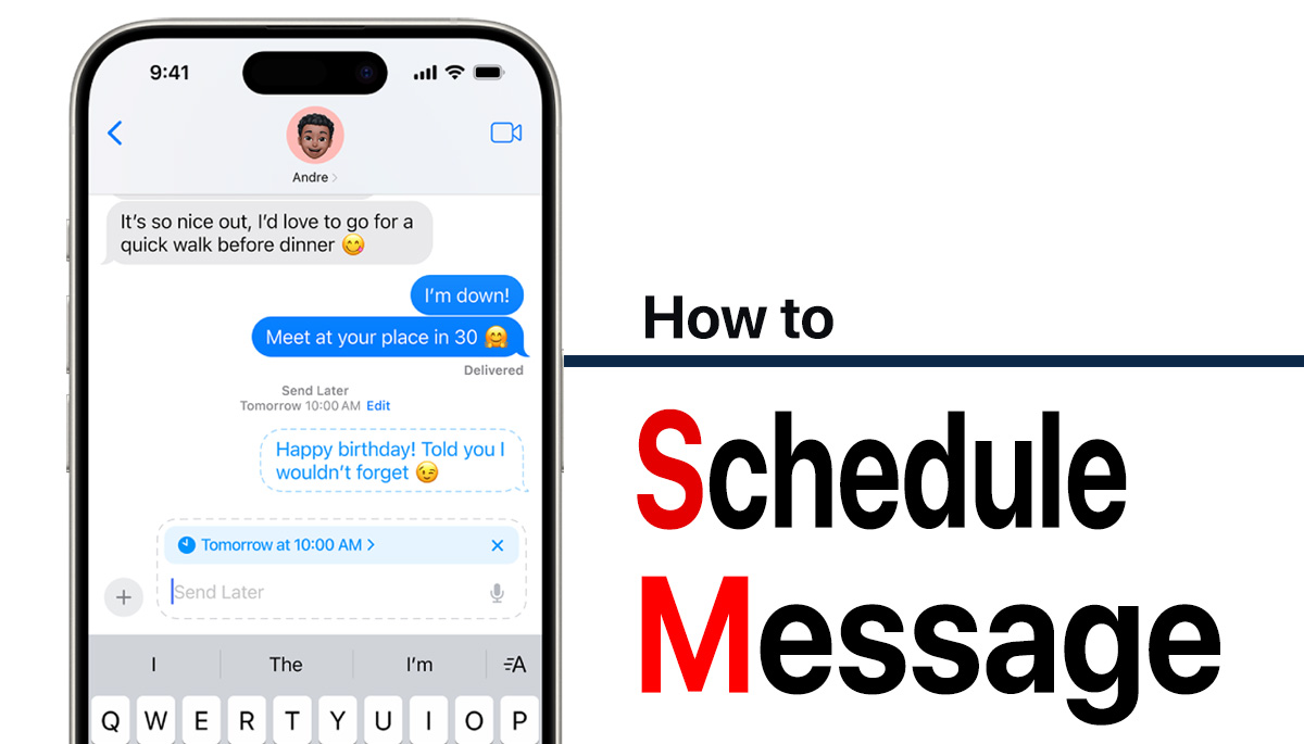 Schedule Message on iPhone 