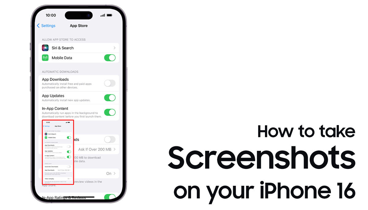 How to Screenshot on iPhone